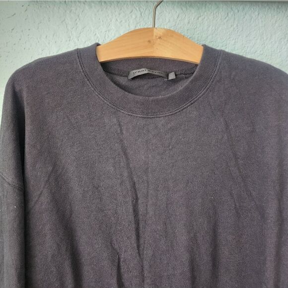 Jenni kayne crewneck oversized sweatshirt cotton light sweater - Picture 3 of 11